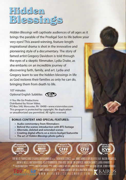 Hidden Blessings (MOD) (DVD Movie) - back cover art