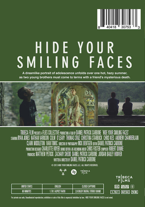 Hide Your Smiling Faces (MOD) (DVD Movie) - back cover art
