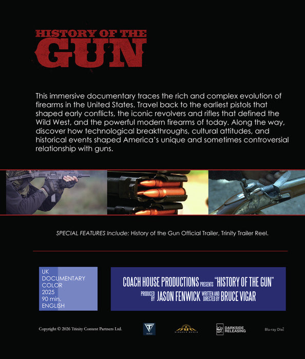 History of the Gun (MOD) (BluRay Movie) - back cover art