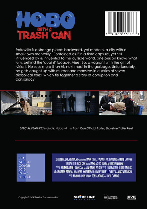 Hobo with a Trash Can (MOD) (DVD Movie) - back cover art