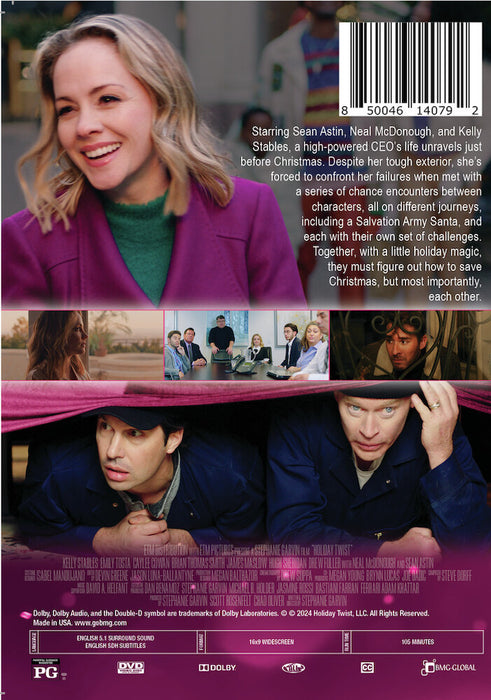 Holiday Twist (MOD) (DVD Movie) - back cover art