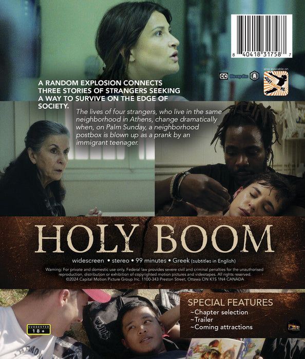 Holy Boom (MOD) (BluRay Movie) - back cover art