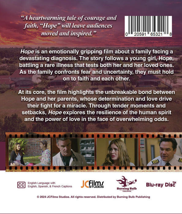 Hope (MOD) (BluRay Movie) - back cover art