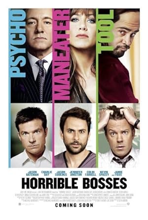Horrible Bosses DVD - movie cover art