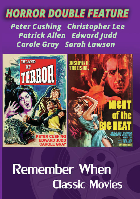 Horror Double Feature - Island of Terror & Night of the Big Heat (MOD) (DVD Movie) - movie cover art