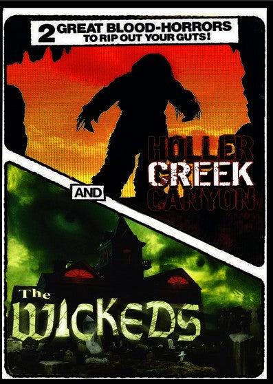 Horror Double Feature: HOLLER CREEK CANYON and THE WICKEDS (MOD) (DVD Movie) - movie cover art