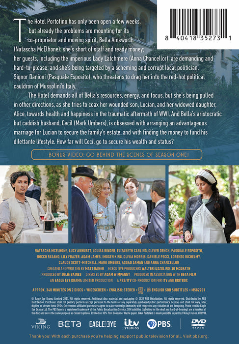 Hotel Portofino Season 1 (MOD) (DVD Movie) - back cover art