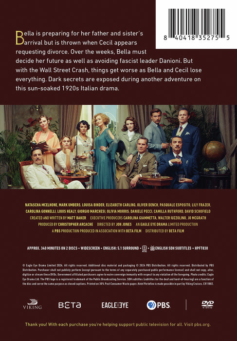 Hotel Portofino Season 3 (MOD) (DVD Movie) - back cover art