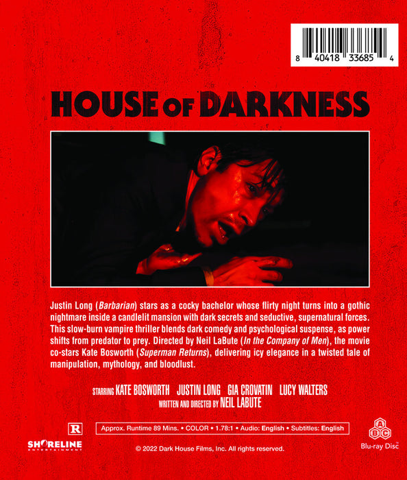 House of Darkness (MOD) (BluRay Movie) - back cover art