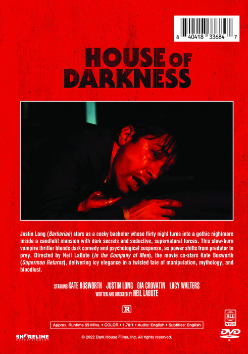 House of Darkness (MOD) (DVD Movie) - back cover art