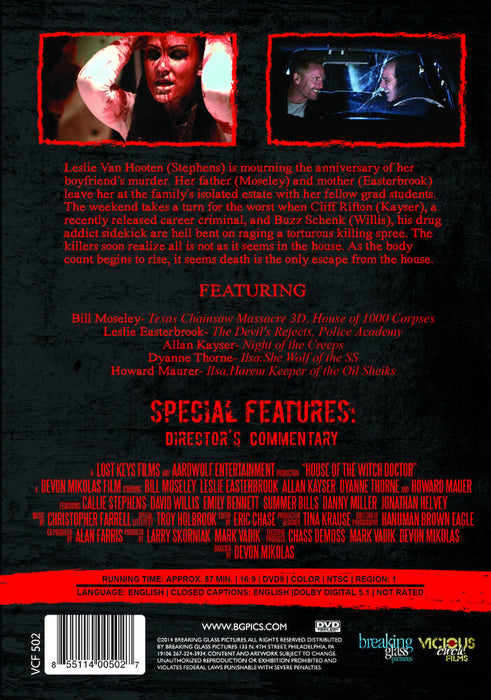House of the Witchdoctor (MOD) (DVD Movie) - back cover art