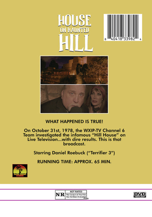 House on Haunted Hill (MOD) (DVD Movie) - back cover art