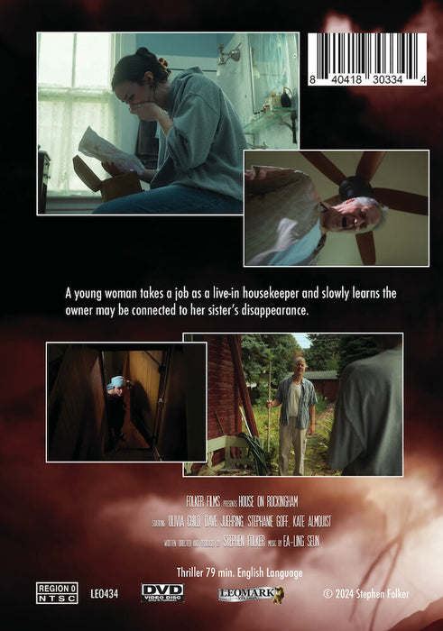 House on Rockingham (MOD) (DVD Movie) - back cover art