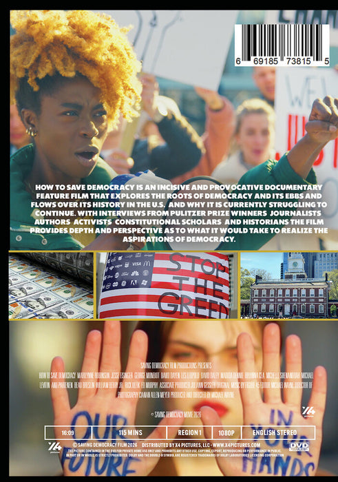 How To Save Democracy (MOD) (DVD Movie) - back cover art