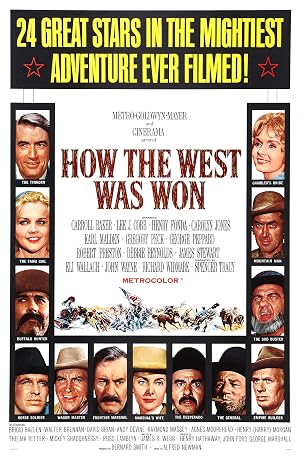 How the West Was Won DVD - movie cover art