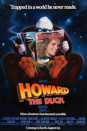 Howard the Duck DVD - movie cover art