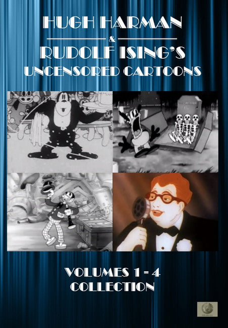 Hugh Harman & Rudolf Ising's Uncensored Cartoons Volumes 1 - 4 Collection (MOD) (DVD Movie) - movie cover art