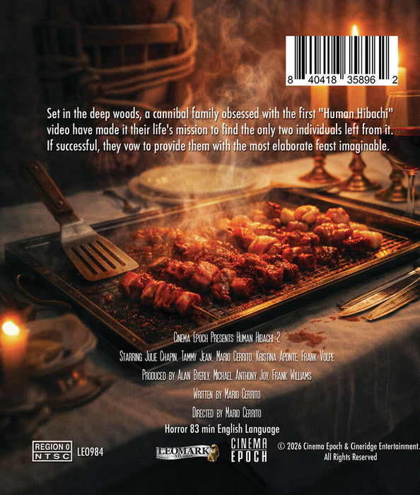 Human Hibachi 2 (MOD) (BluRay Movie) - back cover art