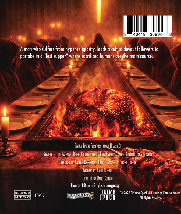 Human Hibachi 3 (MOD) (BluRay Movie) - back cover art