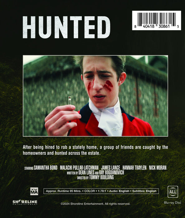 Hunted (MOD) (BluRay Movie) - back cover art