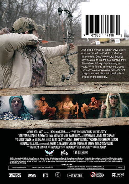 Hunter's Creed (MOD) (DVD Movie) - back cover art