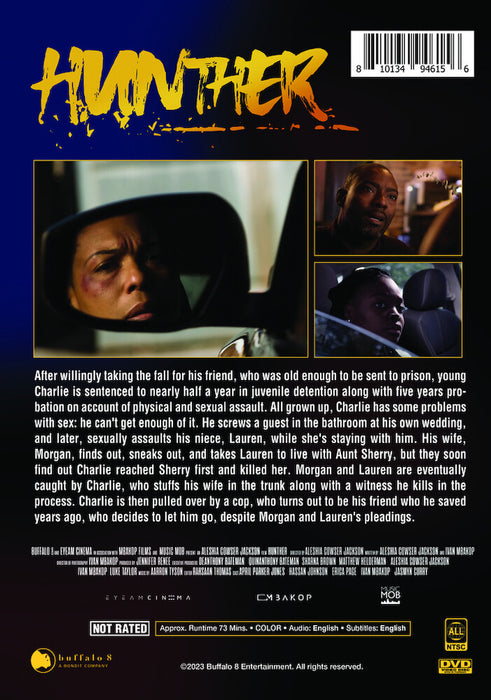 Hunther (MOD) (DVD Movie) - back cover art