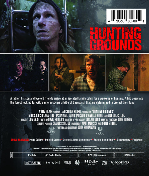 Hunting Grounds (MOD) (BluRay Movie) - back cover art
