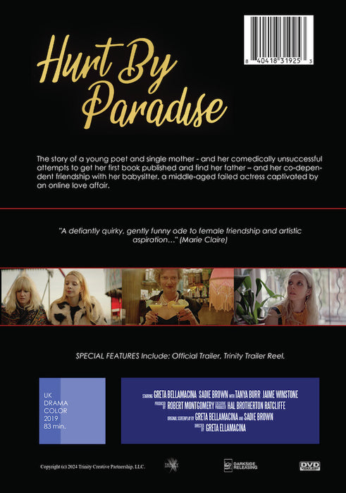 Hurt By Paradise (MOD) (DVD Movie) - back cover art