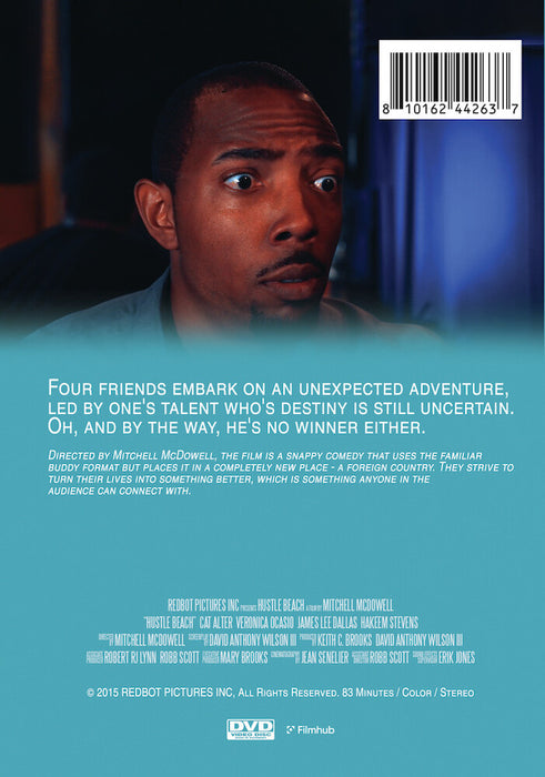 Hustle Beach (MOD) (DVD Movie) - back cover art
