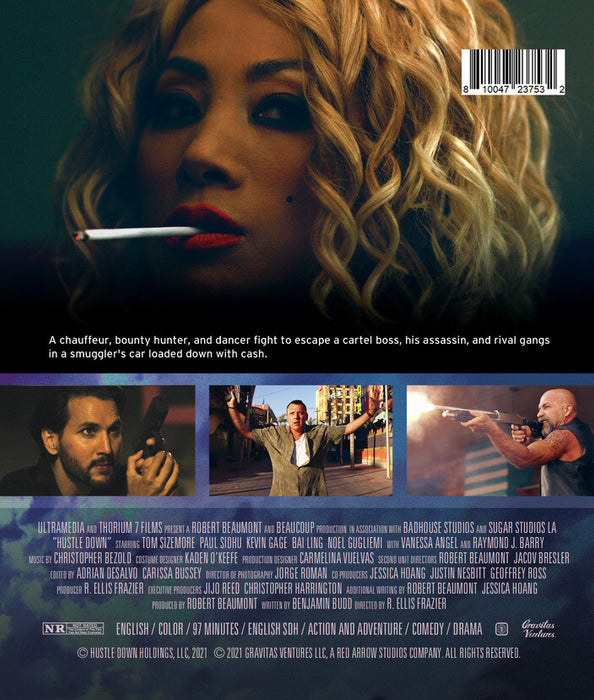 Hustle Down (MOD) (BluRay Movie) - back cover art