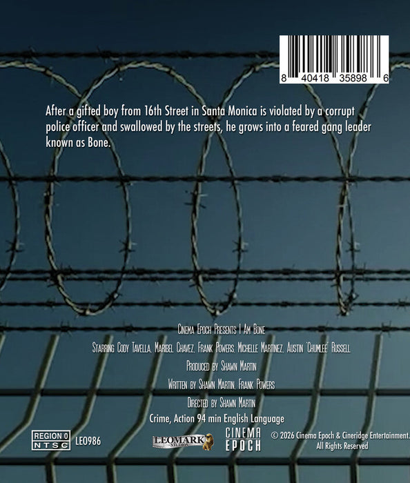 I Am Bone (MOD) (BluRay Movie) - back cover art