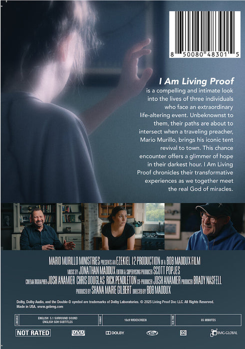 I Am Living Proof (MOD) (DVD Movie) - back cover art