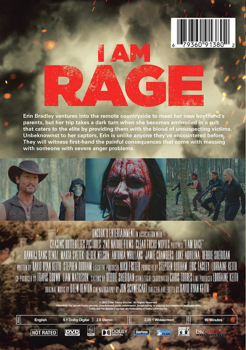 I Am Rage (MOD) (DVD Movie) - back cover art
