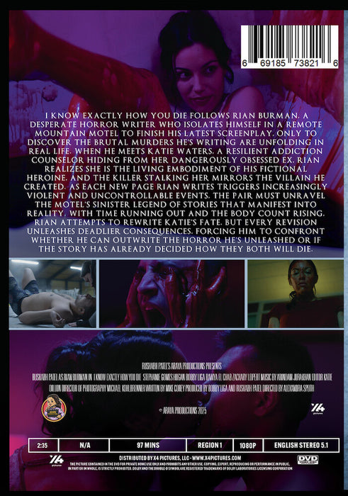 I Know Exactly How You Die (MOD) (DVD Movie) - back cover art
