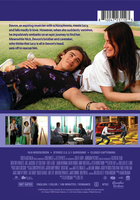 I Met a Girl (MOD) (DVD Movie) - back cover art