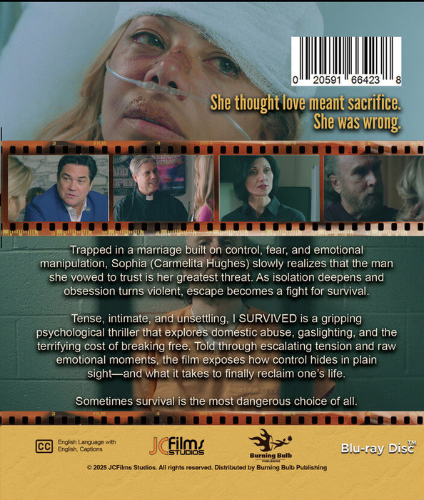 I Survived (MOD) (BluRay Movie) - back cover art