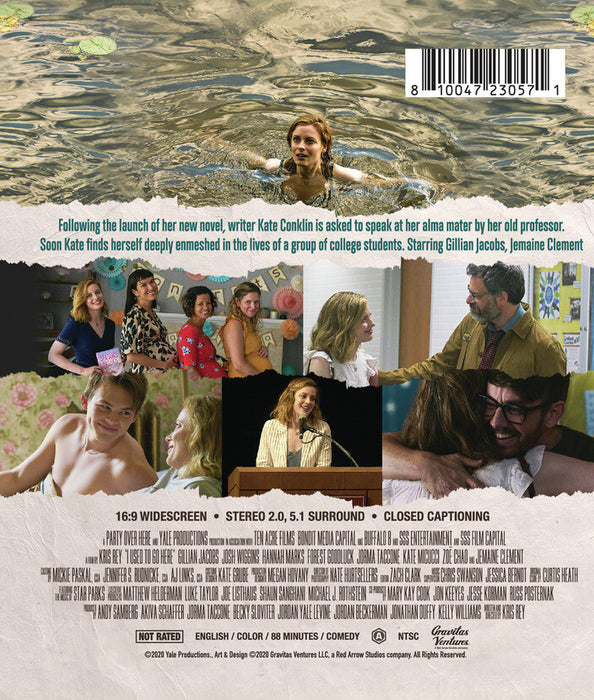 I Used to Go Here (MOD) (BluRay Movie) - back cover art