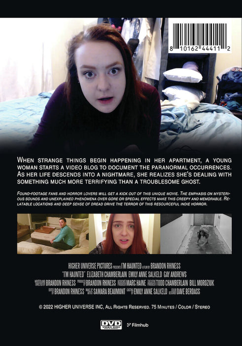 I'm Haunted (MOD) (DVD Movie) - back cover art