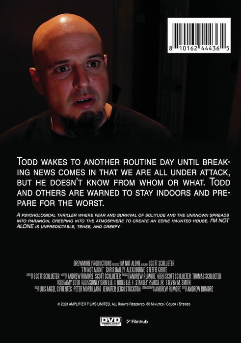I'm Not Alone (MOD) (DVD Movie) - back cover art