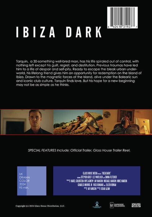 Ibiza Dark (MOD) (DVD Movie) - back cover art