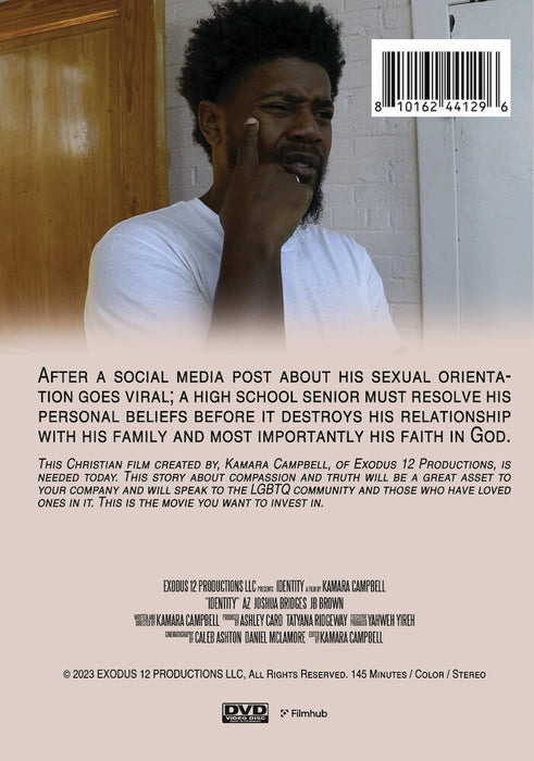 Identity (MOD) (DVD Movie) - back cover art