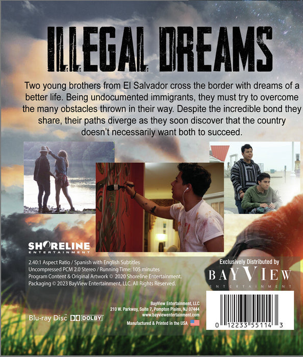 Illegal Dreams (MOD) (BluRay Movie) - back cover art