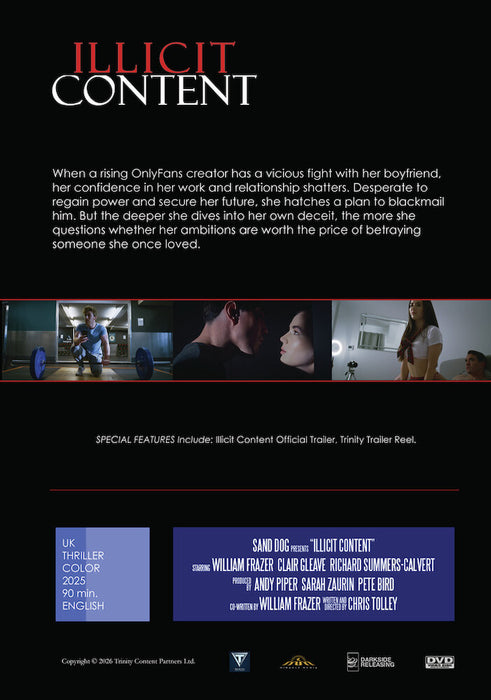 Illicit Content (MOD) (DVD Movie) - back cover art
