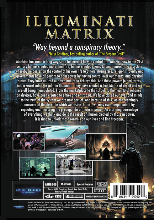 Illuminati Matrix (MOD) (DVD Movie) - back cover art