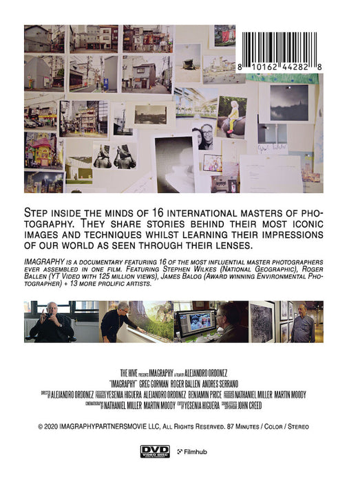 Imagraphy: Photography Documentary (MOD) (DVD Movie) - back cover art