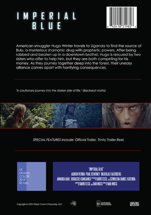 Imperial Blue (MOD) (BluRay Movie) - back cover art