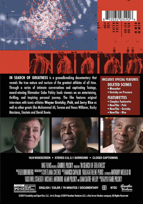 In Search of Greatness (MOD) (DVD Movie) - back cover art