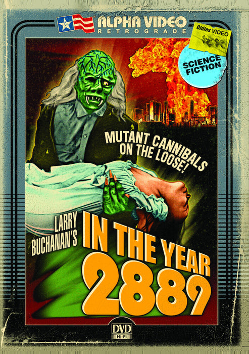 In The Year 2889 (Retro Cover Art + Postcard) (MOD) (DVD Movie) - movie cover art