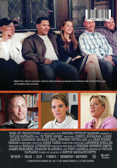 In Their Shoes: Unheard Stories of Reentry & Recovery (MOD) (DVD Movie) - back cover art