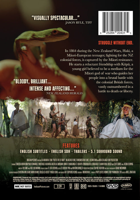 In the Fire of War (MOD) (DVD Movie) - back cover art
